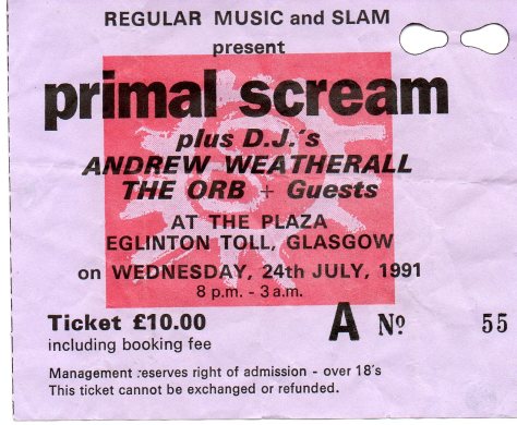 Primal Scream 24 7 1991